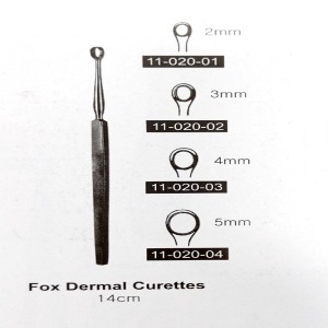 진성 폭스더말큐렛(Fox Dermal Curettes) 14cm