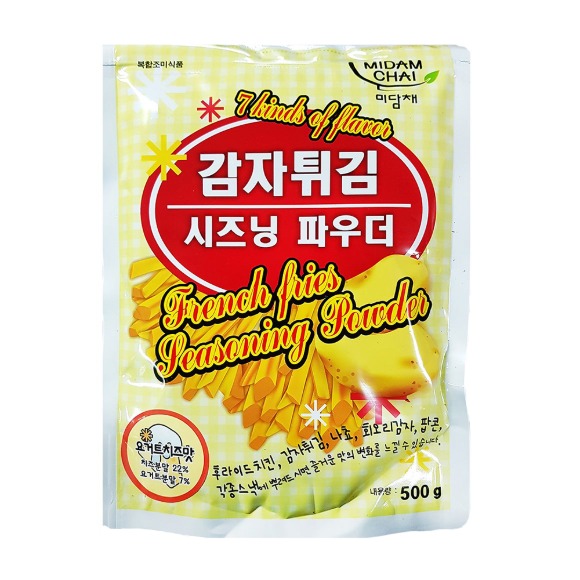 미담채 양념감자 시즈닝 요거트치즈맛 500g