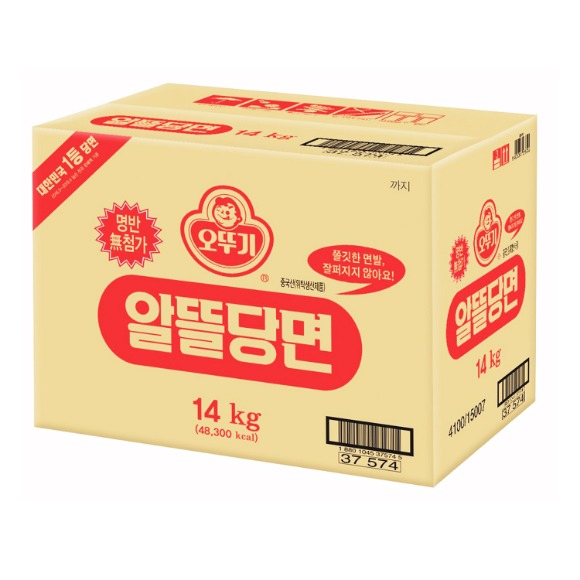 업소용 대용량 덕용말통) 오뚜기 알뜰당면 14kg x 1개입