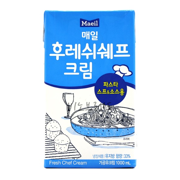 매일 냉장 후레쉬 쉐프크림 1L