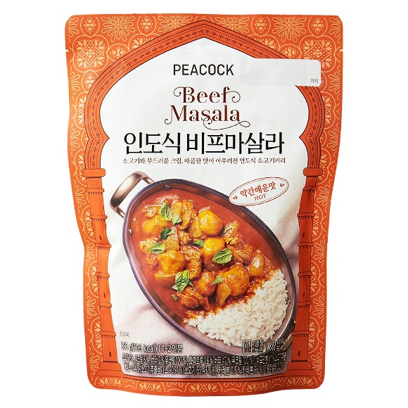 피코크 냉장 인도식커리 비프마살라 350g