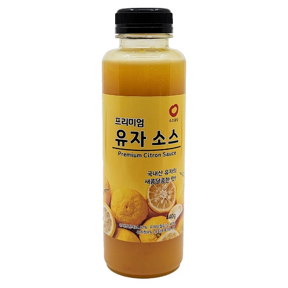 소스공방 프리미엄 냉장 유자소스 440g