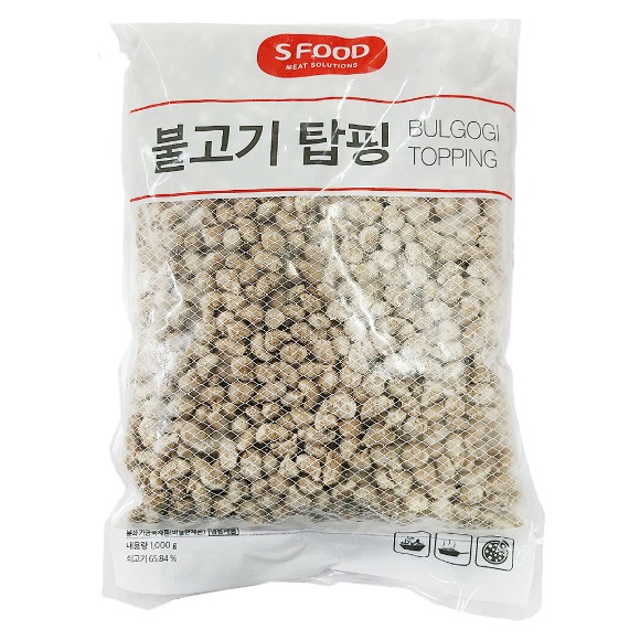 에쓰푸드 냉동 불고기토핑 1kg