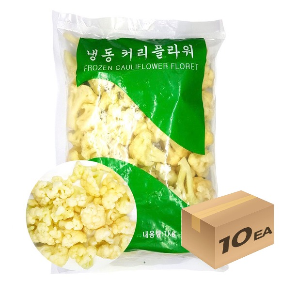 1박스) 냉동야채 컬리플라워 1kg x 10개입