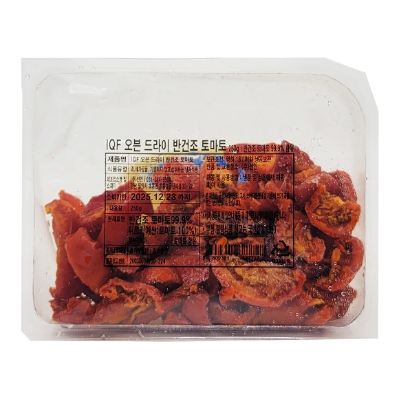 선인 IQF 냉동 오븐 드라이 반건조 토마토 250g