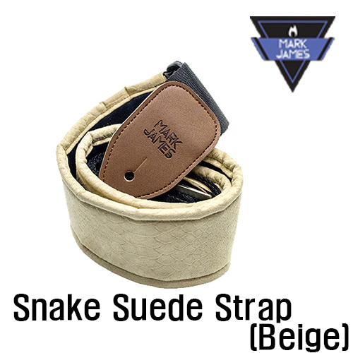 마크제임스 스네이크 스트랩 (Beige) / Mark James Snake Suede Strap (Beige)   [네이버톡톡/카톡 AMA-zing 추가인하]