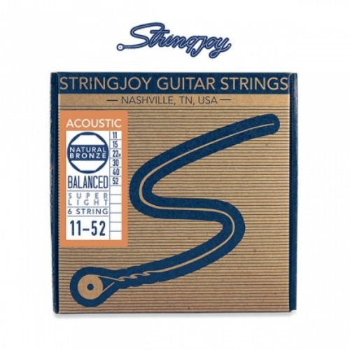 스트링조이 네추럴 브론즈 Super Light (011 - 052) /Stringjoy Natural Bronze Super Light (011 - 052) [네이버톡톡/카톡 AMA-zing 추가인하]