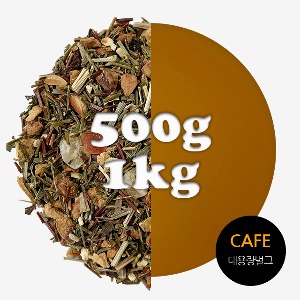 카페용 루이보스 크랜베리 만다린 블렌딩 허브차 벌크 대용량 500g / 1kg