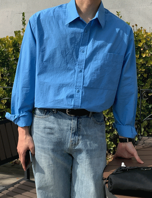 프라하 코튼 셔츠 (5color)