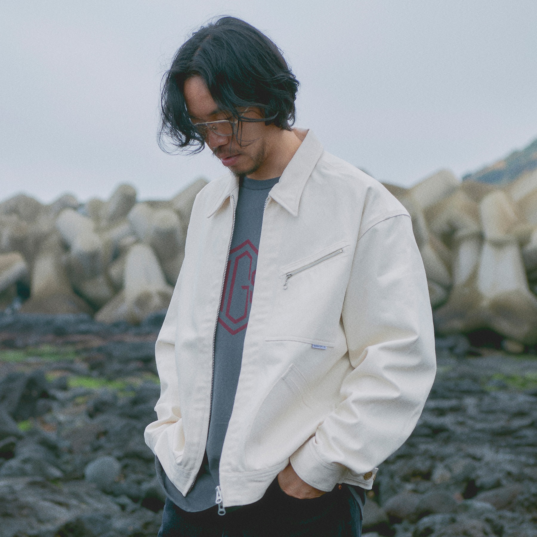 [HWC WORK JACKET-L] for LAD &amp; LASS - raw