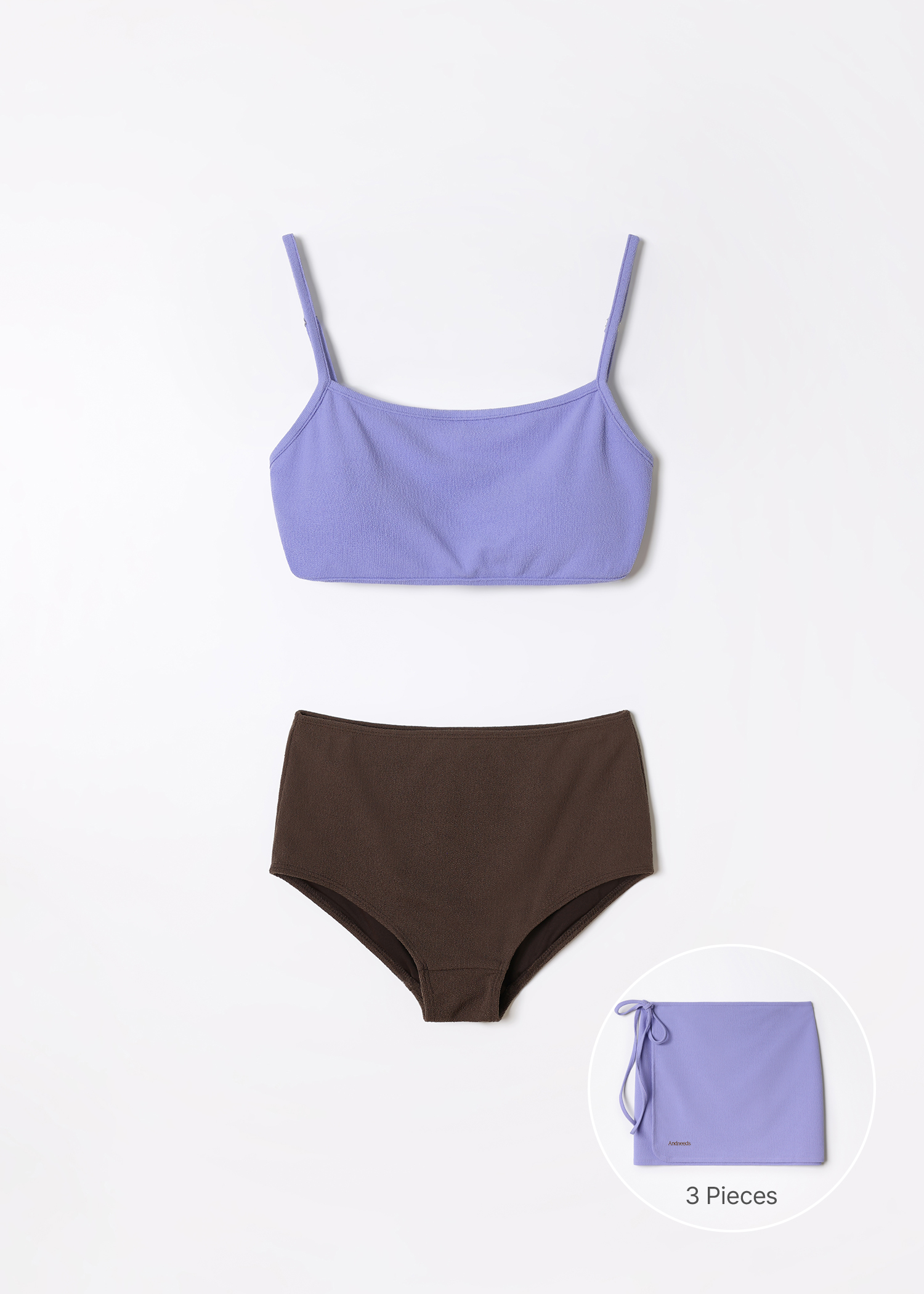 [7/10 예약배송] Tenny bikini set (purple)