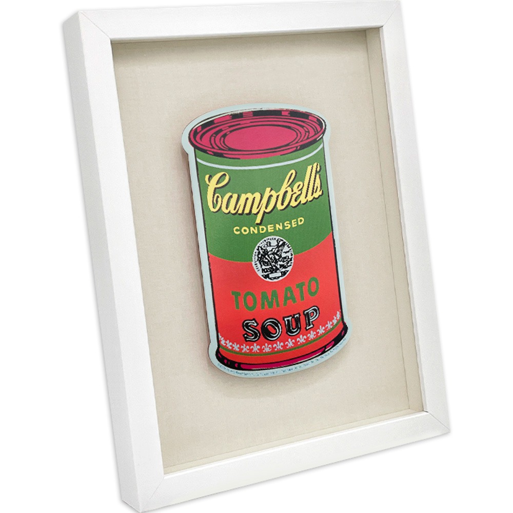 [액자포함] COLORED CAMPBELL&#039;S SOUP CAN, 1965 (GREEN &amp; RED)