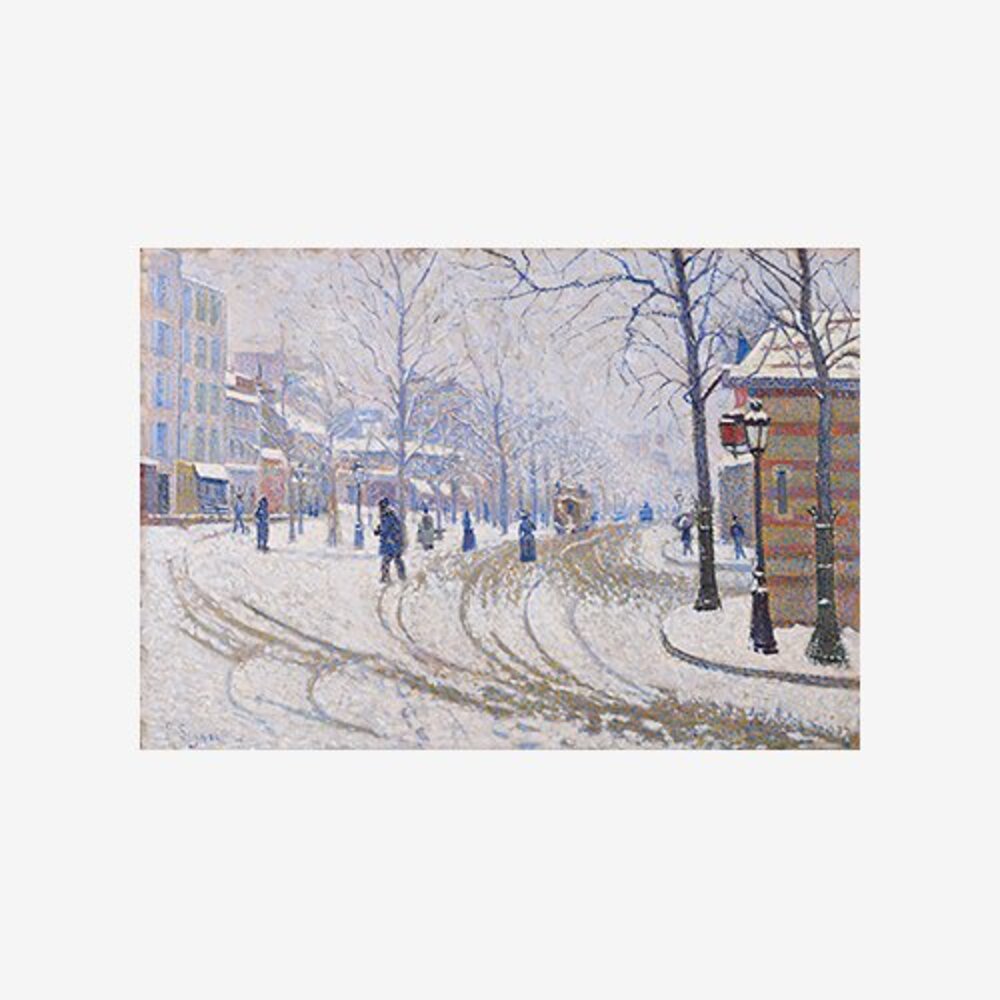 Snow, Boulevard de Clichy, Paris