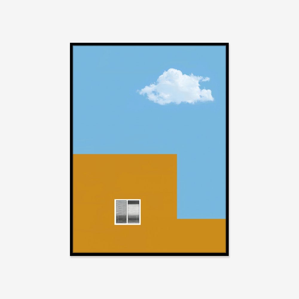 [액자포함] House and cloud