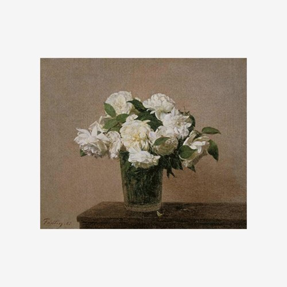 Still Life with White Roses