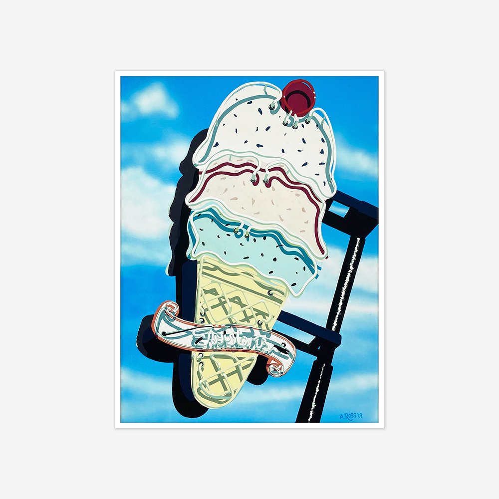 [액자포함] ICE CREAM