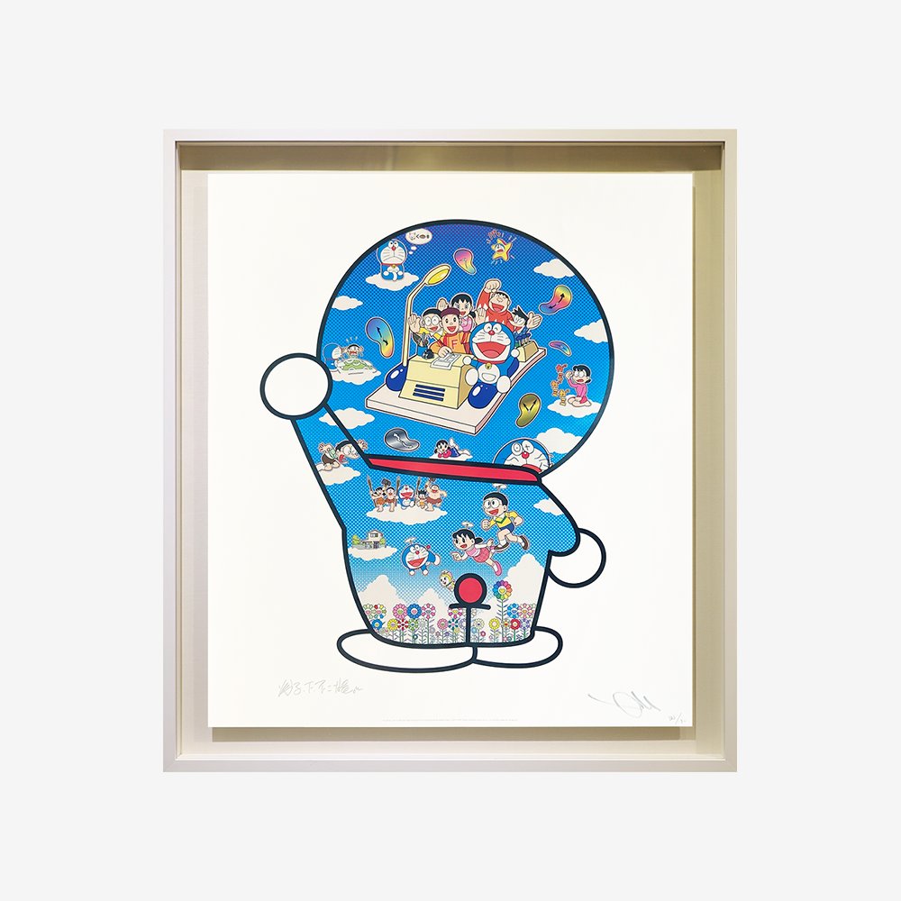 [액자포함] Doraemon, let&#039;s go beyond the dimension with Fujiko F. Fujio on a time machine!
