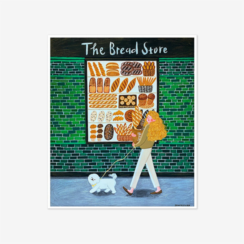 [액자포함] The bread store