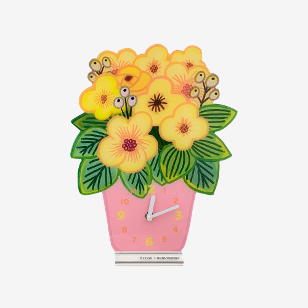 [모양시계] YELLOW VASE