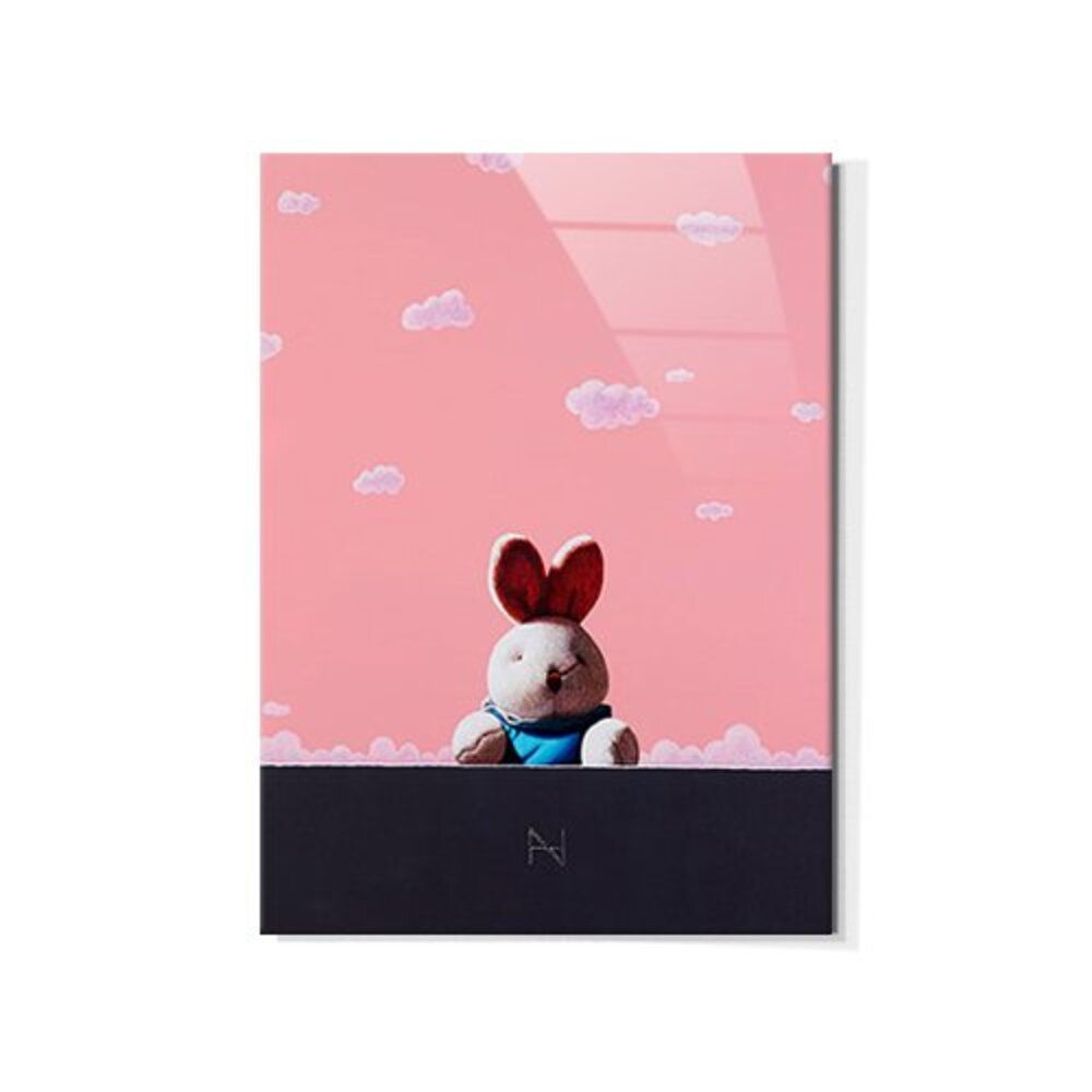 [액자포함] Rabbit over the wall(pink), 2012
