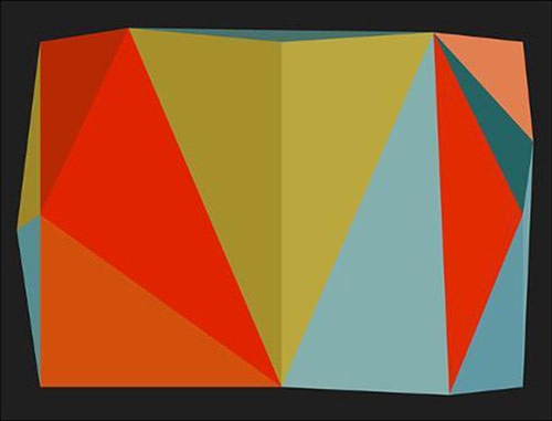 Triangulations n°5, 2013 (serigraph)