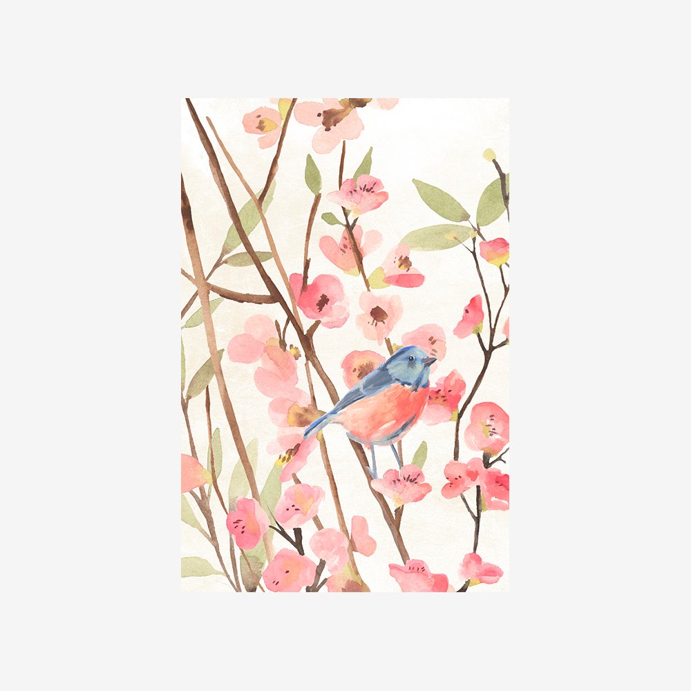 Cherry Blossom Perch I