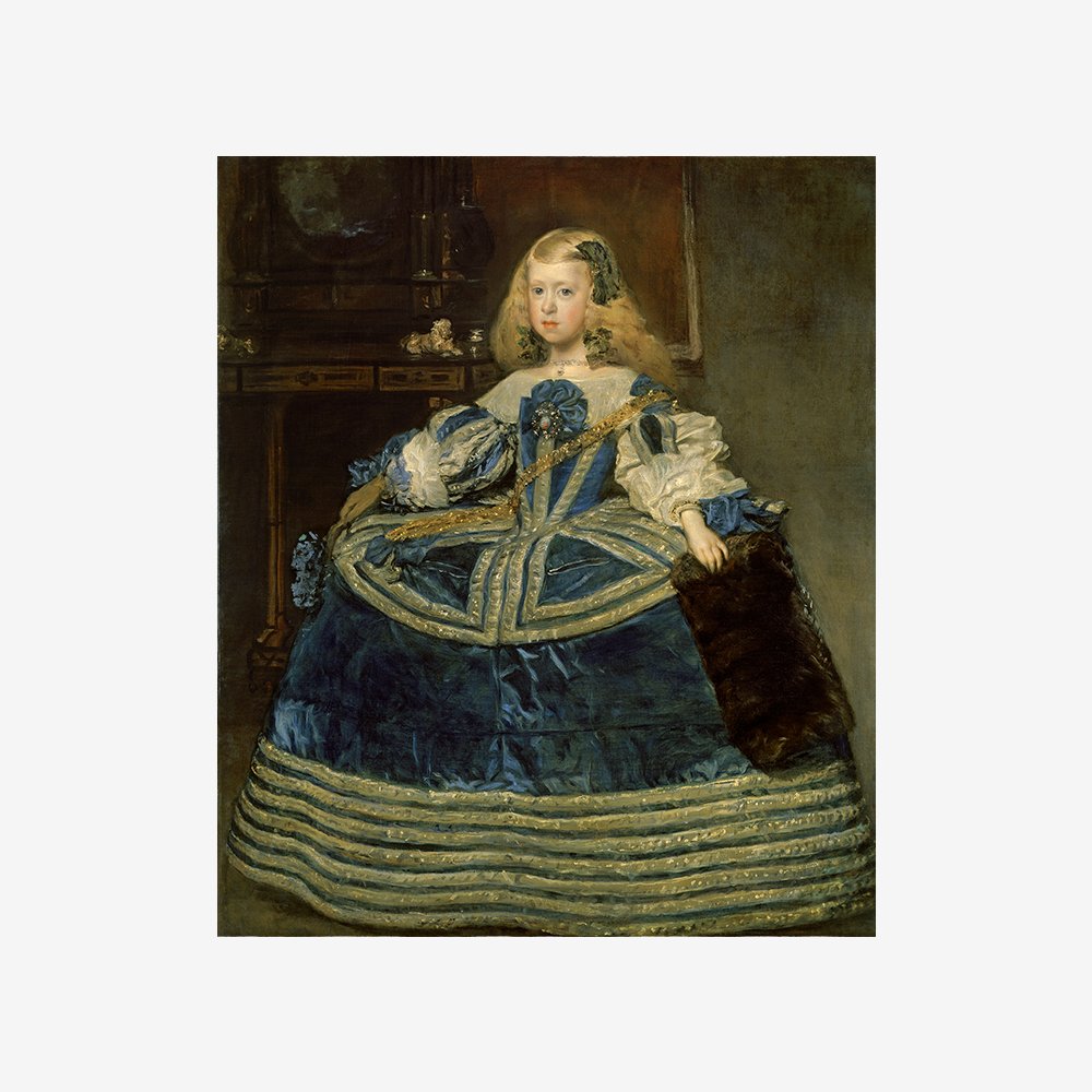 Infanta Margarita Teresa in Blue Dress