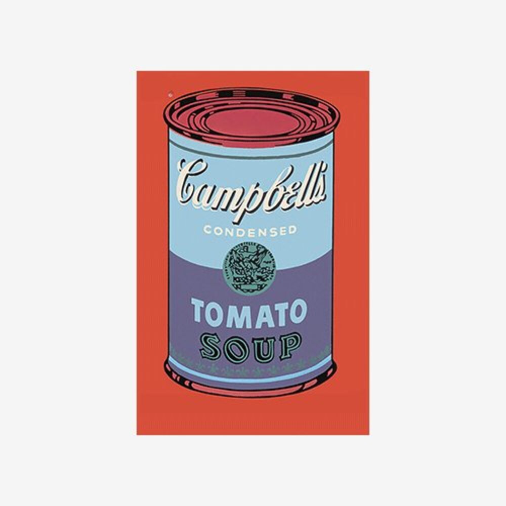Campbell&#039;s Soup Can 1965 (blue &amp; purple)