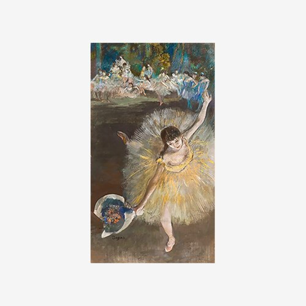 Ballerina with bouqet