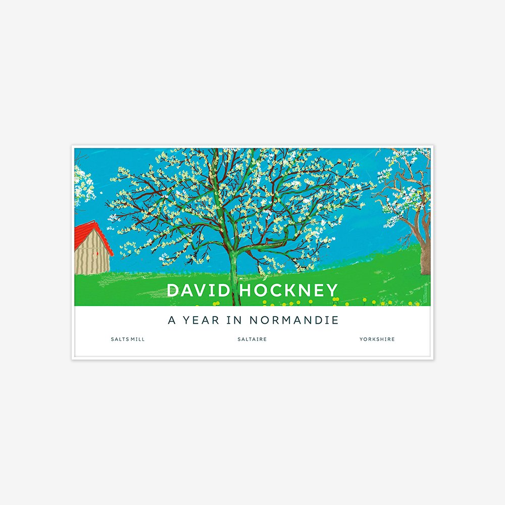 [FRAME] A Year in Normandie Poster by David Hockney (Blossom Tree)