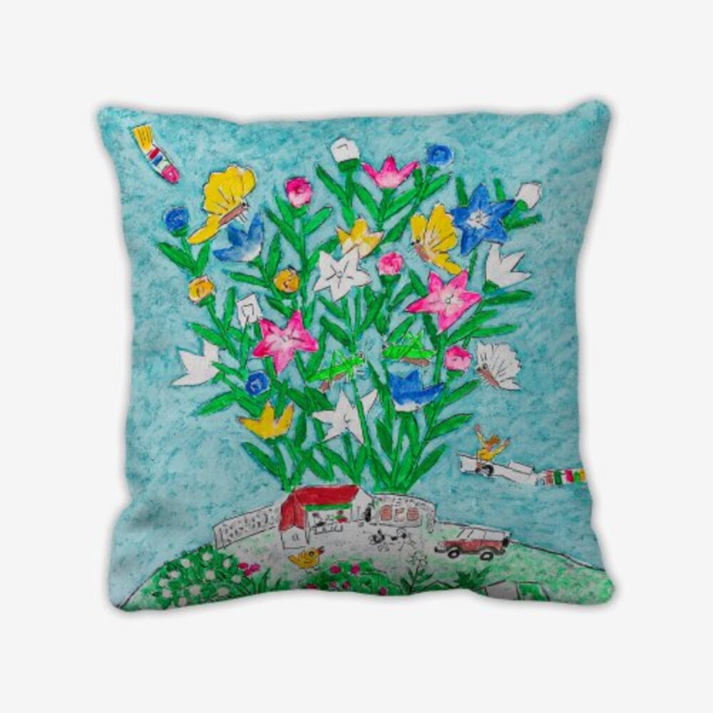 [CUSHION COVER] Golden Mean of Jeju Living(Blue)