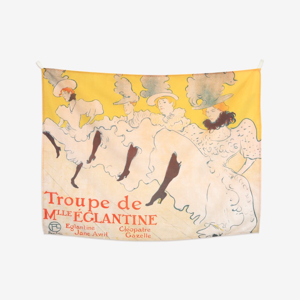 [FABRIC POSTER] La Troupe de Mademoiselle Eglantine, 1896