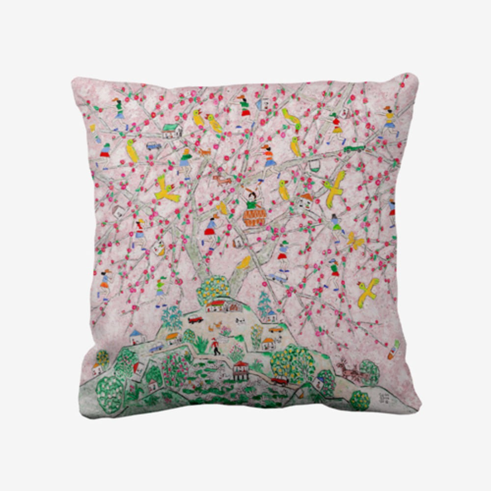 [CUSHION COVER] Golden Mean of Jeju Living(Light pink)