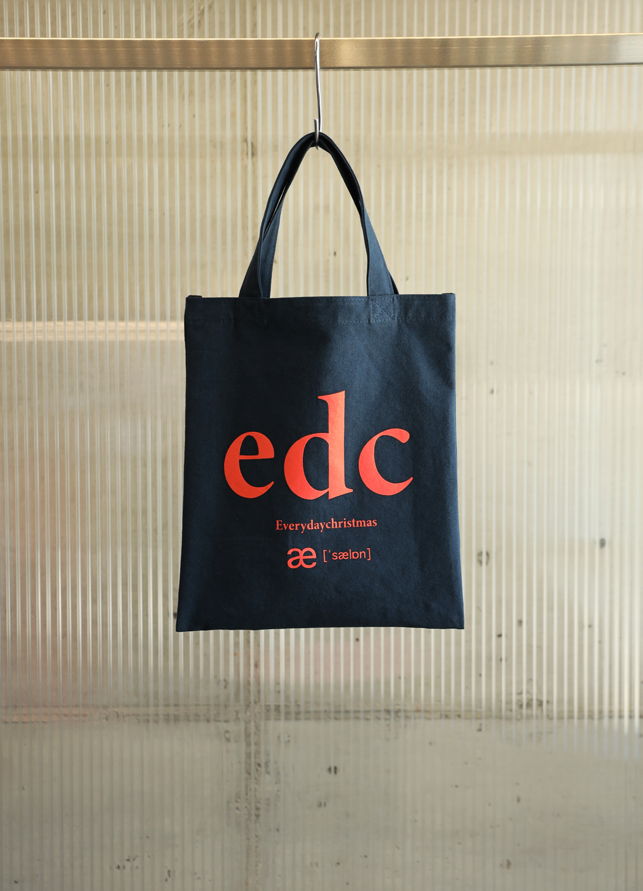 Edc - Everyday Christmas  Edc Handle Eco Bag  NAVY