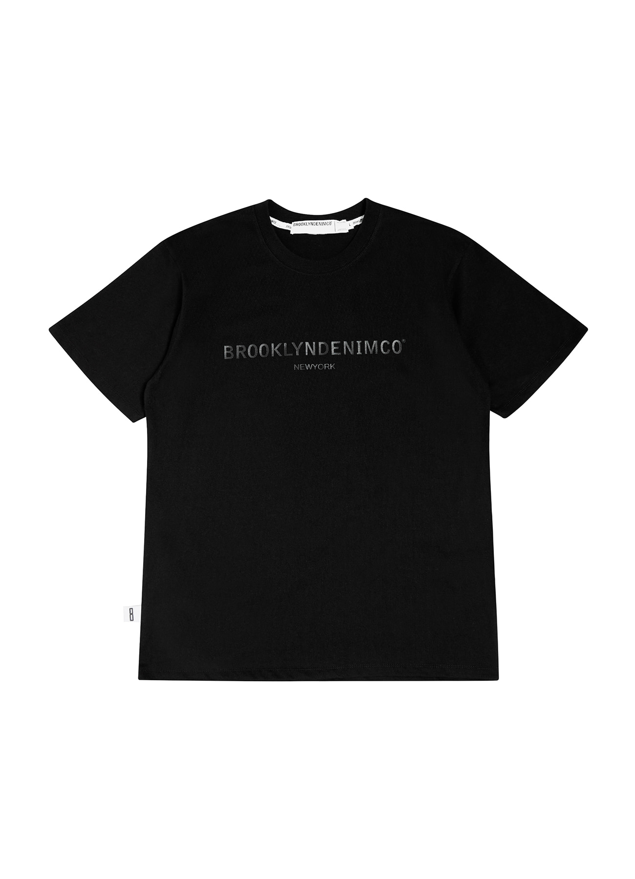 BROOKLYN DENIM CO.  CORE_반팔티셔츠  BLACK