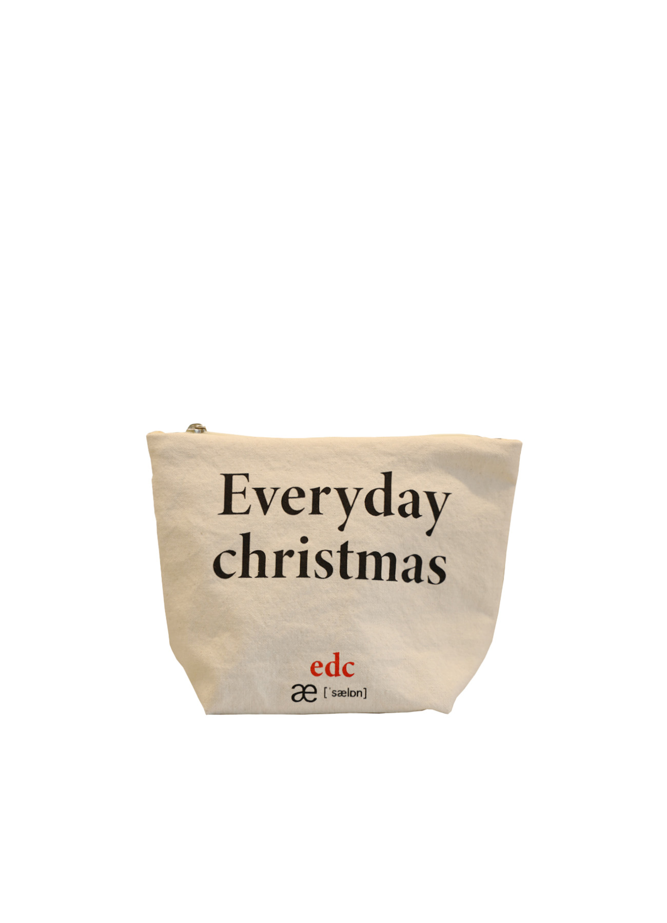 Edc - Everyday Christmas  Edc POUCH  ECRU