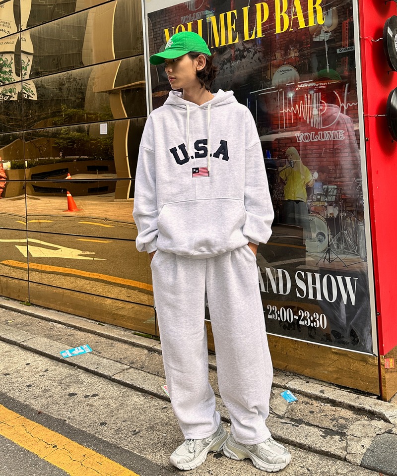 USA 기모 후드