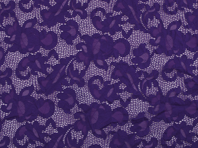 GEOMETRIC STRETCH LACE PURPLE RAIN