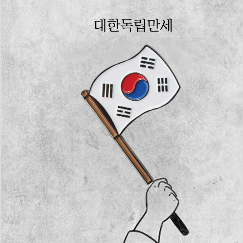 태극기뱃지