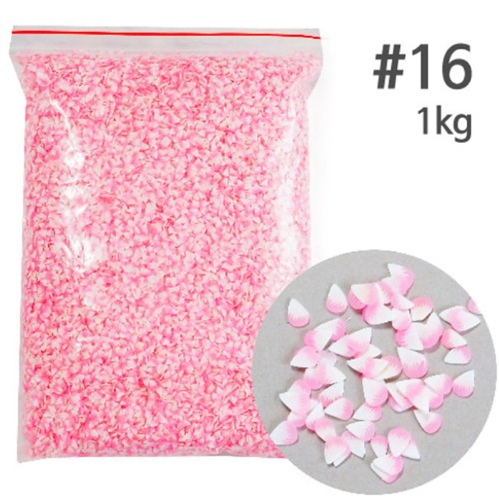 노리프렌즈 만들기재료 - 토핑 폴리머파츠[16 연분홍꽃잎] 약1kg