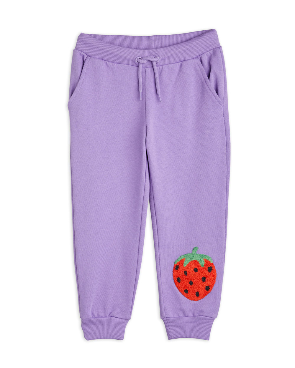 [ MINIRODINI ] Strawberries emb sweatpants [128/134]