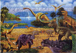공룡들의 먹이사슬(80조각/판퍼즐)