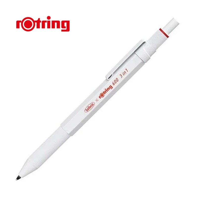 Rotring Holbein Collaboration 600 3 in 1 멀티펜 화이트 리미티드