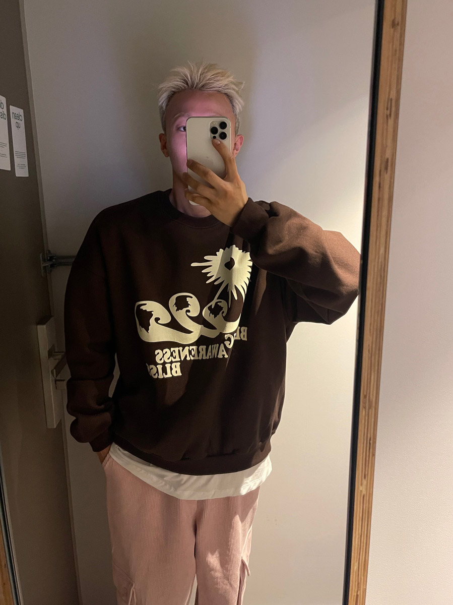 [起毛裏地] Bliss printing sweatshirts (2color)