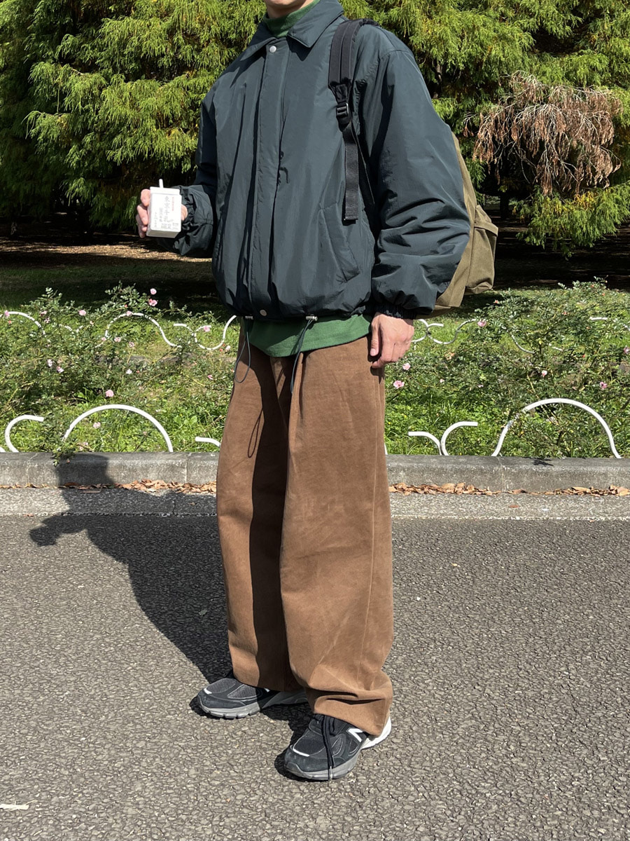 [ゆるいおすすめ] Esent one tuck wide pants (3color)