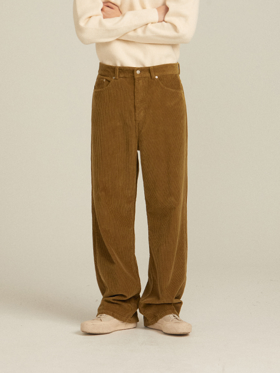 Regular corduroy pants (4color)