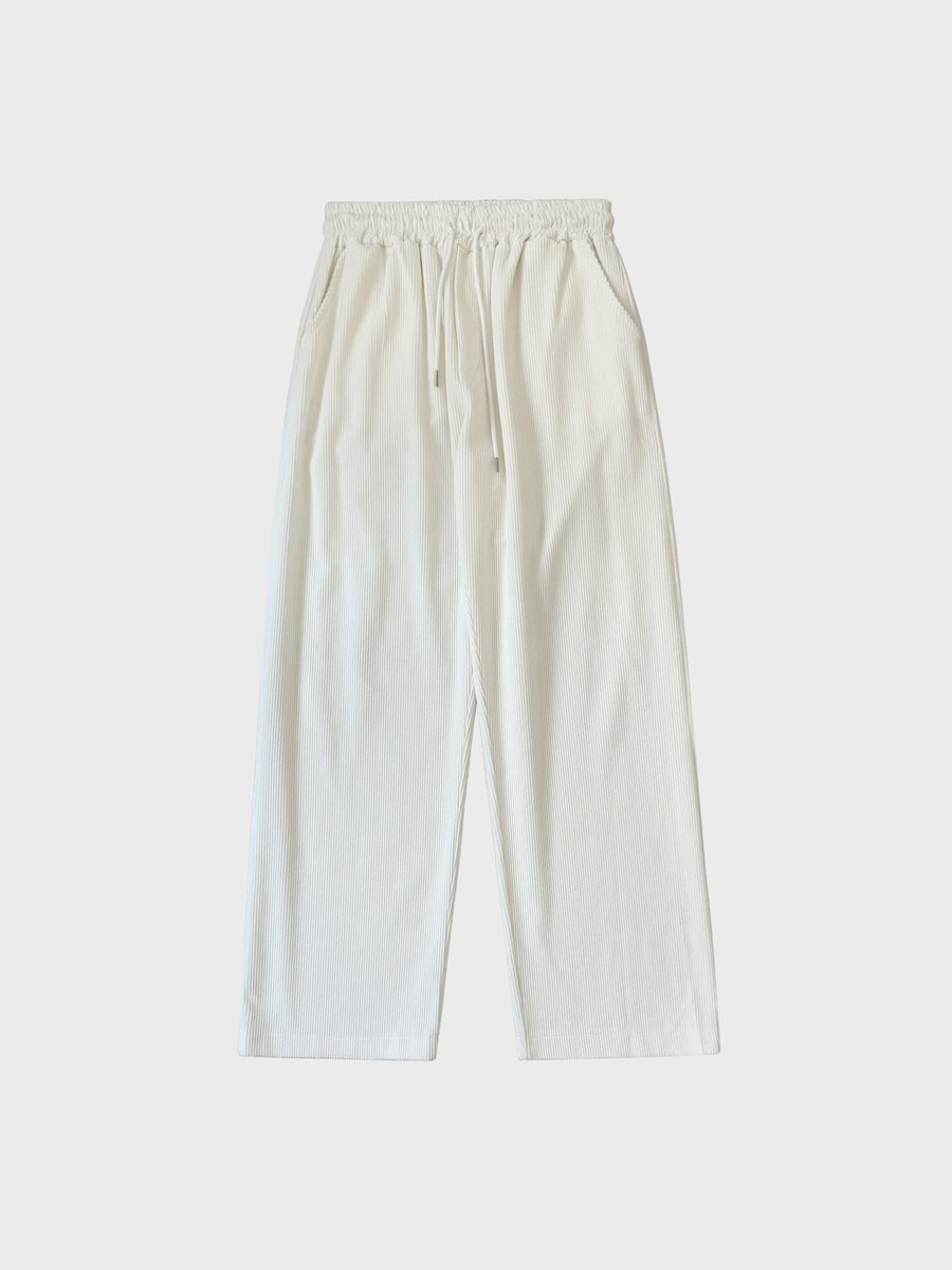 [ゆるいおすすめ] Pon corduroy banding pants (3color)