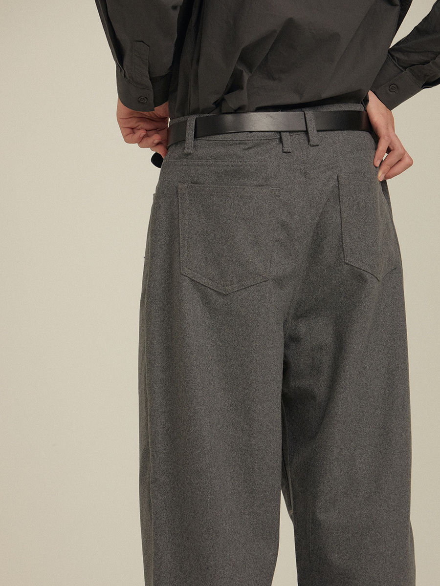 [WOOL] Jans semi wide pants (3color)