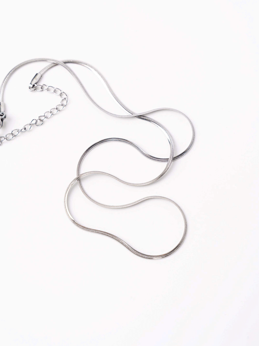 Surgical Snakeline Necklace