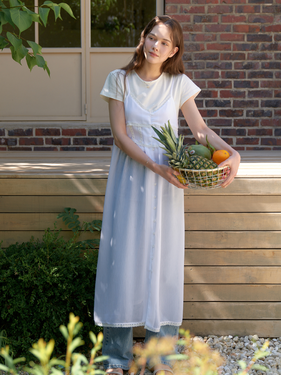 Dessert layered dress (ivory)